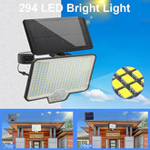 Alpha Lights solar-powered LED wall light with motion detection